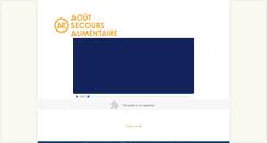 Desktop Screenshot of aout-secours-alimentaire.org